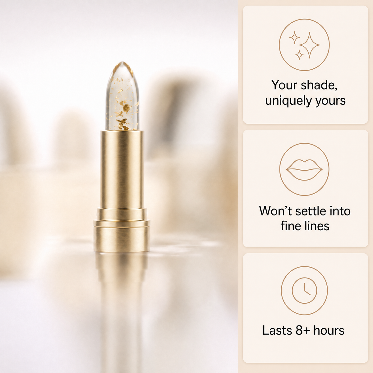 Teinza Signature - pH-Adaptive Color-Changing Lipstick
